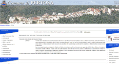 Desktop Screenshot of comune.pertosa.sa.it