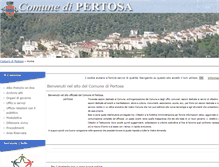 Tablet Screenshot of comune.pertosa.sa.it